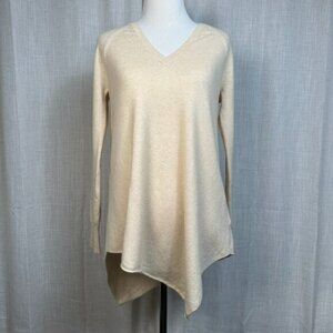 Joie Cashmere Wool Tunic‎ Sweater Womens XXS Asymmetric Soft Flowy Quiet Luxury